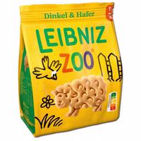 Bahlsen Leibniz Zoo Dinkel & Hafer, Kekse, 125g Beutel Bahlsen Leibniz Zoo Dinkel & Hafer, Kekse, 125g Beutel Bild 1
