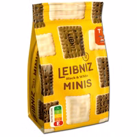 Bahlsen Leibniz Minis Black'n White, Kekse, 125g Beutel Bahlsen Leibniz Minis Black'n White, Kekse, 125g Beutel Bild 1