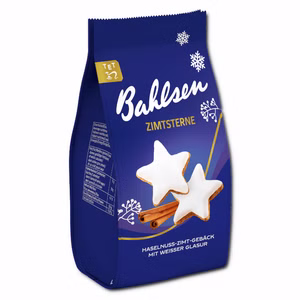 Bahlsen Zimtsterne, Weihnachts-Kekse, 100g Beutel Bild 1