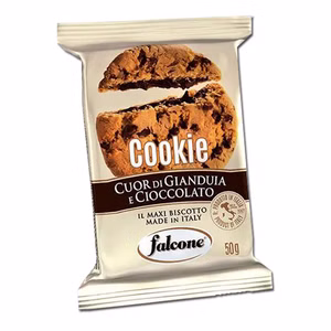 Falcone Cookie gefüllt mit Haselnusscreme 50g Packung Bild 1