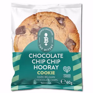 The Bitery Chip Chip Hooray Cookie, Schoko-Vanille, 60g Packung The Bitery Chip Chip Hooray Cookie, Schoko-Vanille, 60g Packung Bild 1