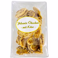 Pikante Käseöhrchen, Gebäck, 125g Packung Pikante Käseöhrchen, Gebäck, 125g Packung Bild 5