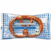 Huober Bio-Brezel Doppelpackung, Laugenbrezel, 40g Packung Huober Bio-Brezel Doppelpackung, Laugenbrezel, 40g Packung Bild 1