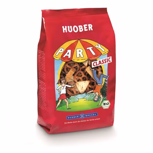 Huober Bio Party Classic, Knabbergebäckmischung, 200 g Beutel Bild 1