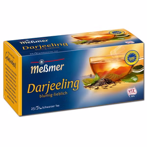 Meßmer Tee Darjeeling, 1 Packung 25 Teebeutel Meßmer Tee Darjeeling, 1 Packung 25 Teebeutel Bild 1