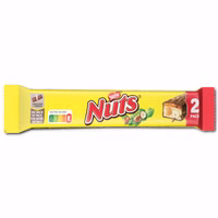 Nestle Nuts 2 Pack, Schokolade, 60g Riegel Nestle Nuts 2 Pack, Schokolade, 60g Riegel Bild 1