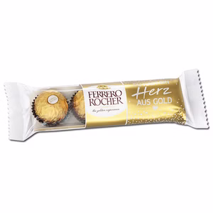 Ferrero Rocher 4er, Riegel, Praline, Schokolade 50g Packung Ferrero Rocher 4er, Riegel, Praline, Schokolade 50g Packung Bild 1
