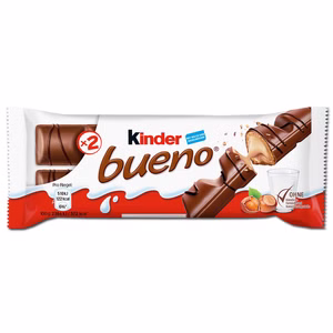 Ferrero Kinder Bueno, Riegel, Schokolade, 43g Packung Bild 1