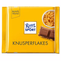 Ritter Sport Knusperflakes, Schokolade, 100g Tafel Ritter Sport Knusperflakes, Schokolade, 100g Tafel Bild 1