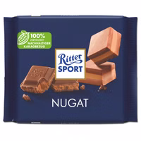 Ritter Sport Nugat, Schokolade, 100g Tafel Ritter Sport Nugat, Schokolade, 100g Tafel Bild 1