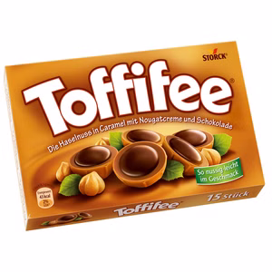 Storck Toffifee, Praline, Schokolade, 125g Packung Storck Toffifee, Praline, Schokolade, 125g Packung Bild 1