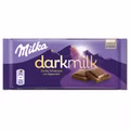 Milka Dark Milk Dunkle Alpenmilch Schokolade, 85g Tafel Milka Dark Milk Dunkle Alpenmilch Schokolade, 85g Tafel Bild 1