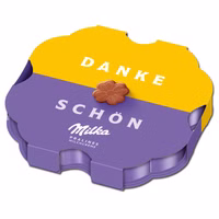 Milka Kleines Dankeschön Pralinen Schokolade 44g Packung Milka Kleines Dankeschön Pralinen Schokolade 44g Packung Bild 1