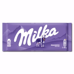 Milka Alpenmilch Schokolade 90g Tafel Milka Alpenmilch Schokolade 90g Tafel Bild 1