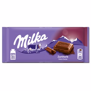 Milka Zartherb Schokolade 90g Tafel Milka Zartherb Schokolade 90g Tafel Bild 1