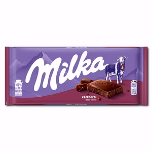 Milka Zartherb Schokolade 90g Tafel Milka Zartherb Schokolade 90g Tafel Bild 1
