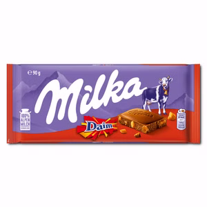 Milka Daim Schokolade, 90g Tafel Milka Daim Schokolade, 90g Tafel Bild 1