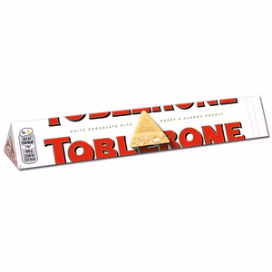 Toblerone Weiss, Schokolade, 100g Riegel Toblerone Weiss, Schokolade, 100g Riegel Bild 1