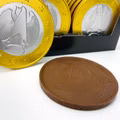Große Milch-Schokoladen Euro-Münzen Taler 10cm 58g Taler Große Milch-Schokoladen Euro-Münzen Taler 10cm 58g Taler Bild 2