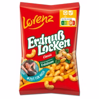 Lorenz Erdnuß Locken Classic, Flips, 175g Beutel Lorenz Erdnuß Locken Classic, Flips, 175g Beutel Bild 1