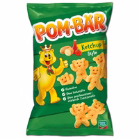 Pom-Bär Ketchup Style Chips, Knabberartikel, 75g Beutel Pom-Bär Ketchup Style Chips, Knabberartikel, 75g Beutel Bild 1
