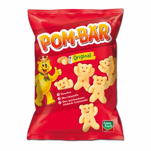 Pom-Bär Original Chips, Kartoffelsnack, 30g Beutel Pom-Bär Original Chips, Kartoffelsnack, 30g Beutel Bild 1