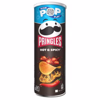 Pringles Hot & Spicy Chips 165g Dose Pringles Hot & Spicy Chips 165g Dose Bild 1