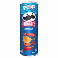 Pringles Ketchup Chips, 165g Dose Pringles Ketchup Chips, 165g Dose Bild 1