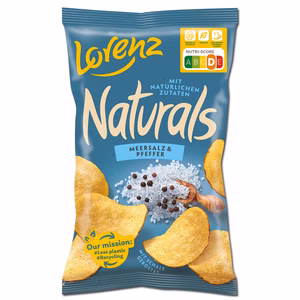 Lorenz Naturals Meersalz Pfeffer Chips 95g Beutel Bild 1