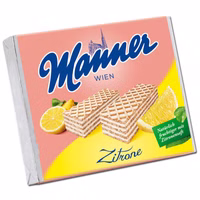 Manner Zitronen-Schnitten, Neapolitaner, Waffel, 75g Packung Manner Zitronen-Schnitten, Neapolitaner, Waffel, 75g Packung Bild 1