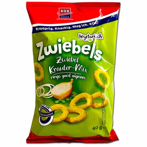 Xox Zwiebelringe, Knabberartikel, 40g Beutel Xox Zwiebelringe, Knabberartikel, 40g Beutel Bild 1