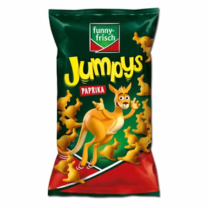 Funny Frisch Jumpys Paprika, Chips, 75g Beutel Bild 1