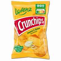 Lorenz Crunchips Cheese & Onion, Chips, 150g Beutel Lorenz Crunchips Cheese & Onion, Chips, 150g Beutel Bild 1