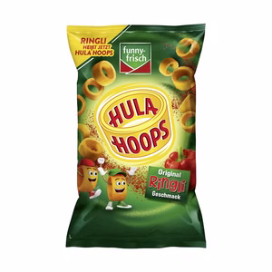 Funny Frisch Hula Hoops Paprika, Knabbergebäck, 35g Beutel Funny Frisch Hula Hoops Paprika, Knabbergebäck, 35g Beutel Bild 1