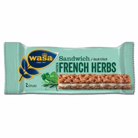 Wasa Sandwich Käse Französische Kräuter, Knäcke, 30g Riegel Wasa Sandwich Käse Französische Kräuter, Knäcke, 30g Riegel Bild 1