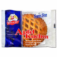 Willis Apfel Kuchen, Gebäck, 90g Packung Willis Apfel Kuchen, Gebäck, 90g Packung Bild 1