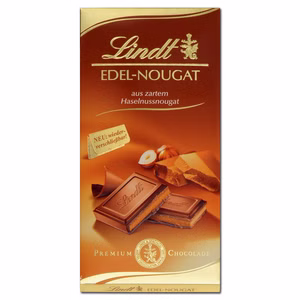 Lindt Edel-Nougat Schokolade 100g Tafel Lindt Edel-Nougat Schokolade 100g Tafel Bild 1