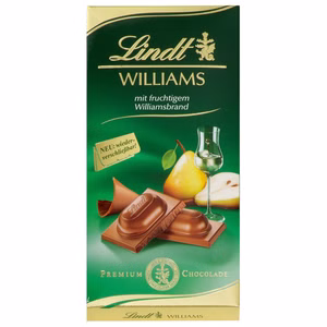 Lindt Williams Schokolade 100g Tafel Bild 1