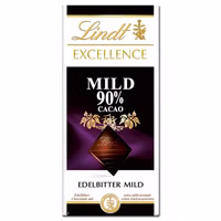 Lindt Excellence Mild 90% Cacao, Schokolade, 100g Tafel Lindt Excellence Mild 90% Cacao, Schokolade, 100g Tafel Bild 1