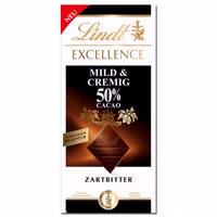 Lindt Excellence Mild & Cremig 50% Cacao 100g Tafel Lindt Excellence Mild & Cremig 50% Cacao 100g Tafel Bild 1