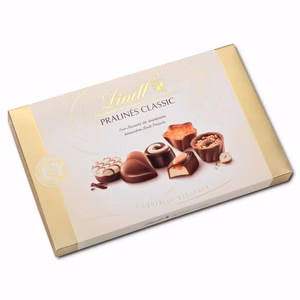 Lindt Pralines Classic Schokolade 200g Packung Bild 1