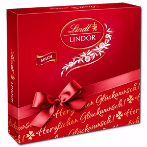 Lindt Lindor Kugeln Milch in einer Präsent Box, 187g Packung Lindt Lindor Kugeln Milch in einer Präsent Box, 187g Packung Bild 1