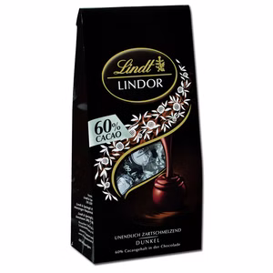 Lindt Lindor Kugeln Dunkel 60%, Dark, 136g Beutel Lindt Lindor Kugeln Dunkel 60%, Dark, 136g Beutel Bild 1