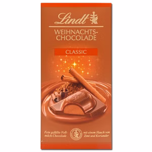 Lindt Weihnachts-Chokolade, Schokolade, 100g Tafel Lindt Weihnachts-Chokolade, Schokolade, 100g Tafel Bild 1