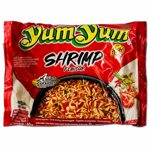 Yum Yum Instant-Nudel-Suppe Shrimps, 60g Beutel Yum Yum Instant-Nudel-Suppe Shrimps, 60g Beutel Bild 1