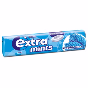 Wrigleys Extra Mints Strong Mint, Bonbon, 28g Packung Bild 1