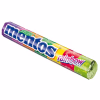 Mentos Rainbow, Kau-Bonbon, Dragee, 38g Rolle Mentos Rainbow, Kau-Bonbon, Dragee, 38g Rolle Bild 1