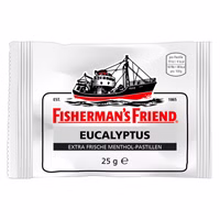 Fishermans Friend Eucalyptus, Original, Pastillen 25g Beutel Fishermans Friend Eucalyptus, Original, Pastillen 25g Beutel Bild 1