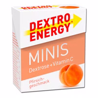 Dextro Energy Minis Pfirsich, Traubenzucker, 50g Packung Dextro Energy Minis Pfirsich, Traubenzucker, 50g Packung Bild 1