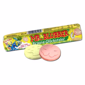 Mr. Blubber Brause-Pulver-Glückstaler, 83g Rolle Bild 1